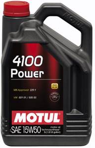 MOTUL 4100 15w50 Power SL/CF 4л. полусинтетика, масло моторное